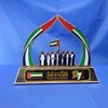 UAE New novel national day trophy double face 3D seven emirates flag amazing trophy