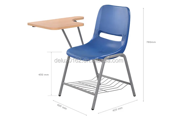  School Chairs with Tablet Armrest