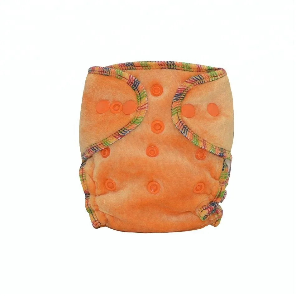 
OEM Newborn Bamboo Velour Fitted Diaper 