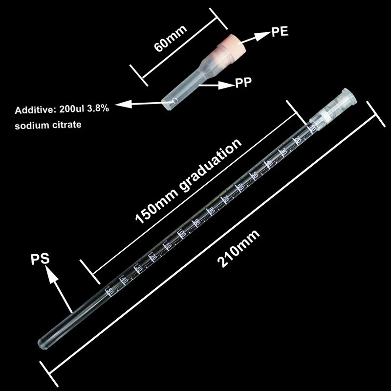 Cnwtc Disposable Westergren Esr Pipette Buy Esr Pipette,Disposable