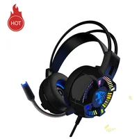 

4 Colorful Light Wired 3.5mm PC Game Headphone Professional 7.1 Headset Gamer for PS4