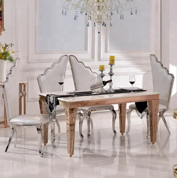 Th393 Stainless Steel Gold Dining Room Table Sets View Th393 Stainless Steel Gold Dining Room Table Sets