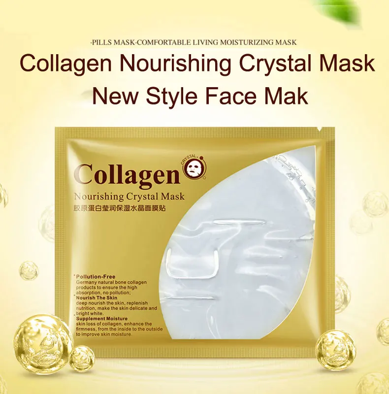 Bioaqua 24K Gold Crystal Collagen Whitening Nourishing Skin Care Face Mask