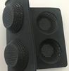 new product ideas 2019 Round shape silicone perforated baking mold 6 cup silicone mold