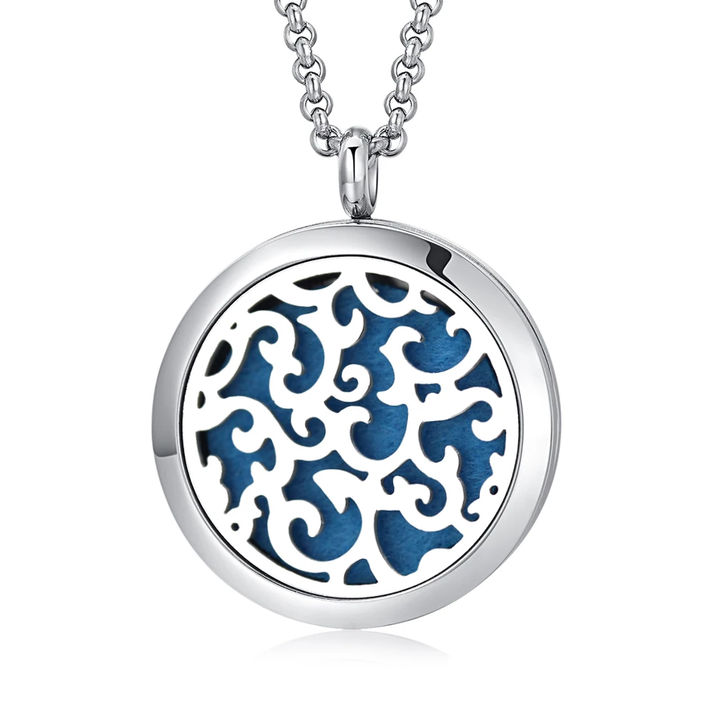 

High quality new fashion Stainless Steel Jewelry aromatherapy necklace diffuser pendant, N/a
