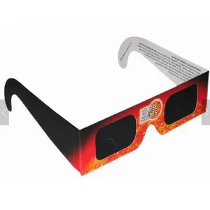 Wholesale Custom Foldable Paper Solar eclipse glasses for eclipse