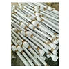 Modern design aluminum single wood stair pillar hand railing for balcony fence