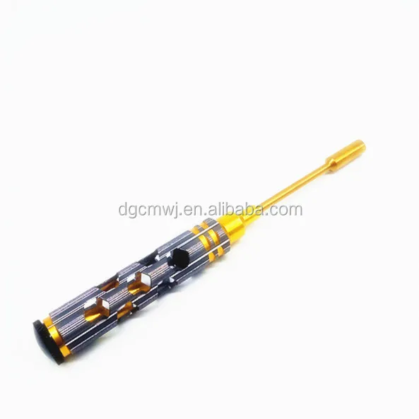 5.5 Nut Driver Gold+black/hand Tool Imperial Hex Nut Screw Driver