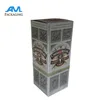 brand wine vodka packaging gift box silver paper board with embossing logo