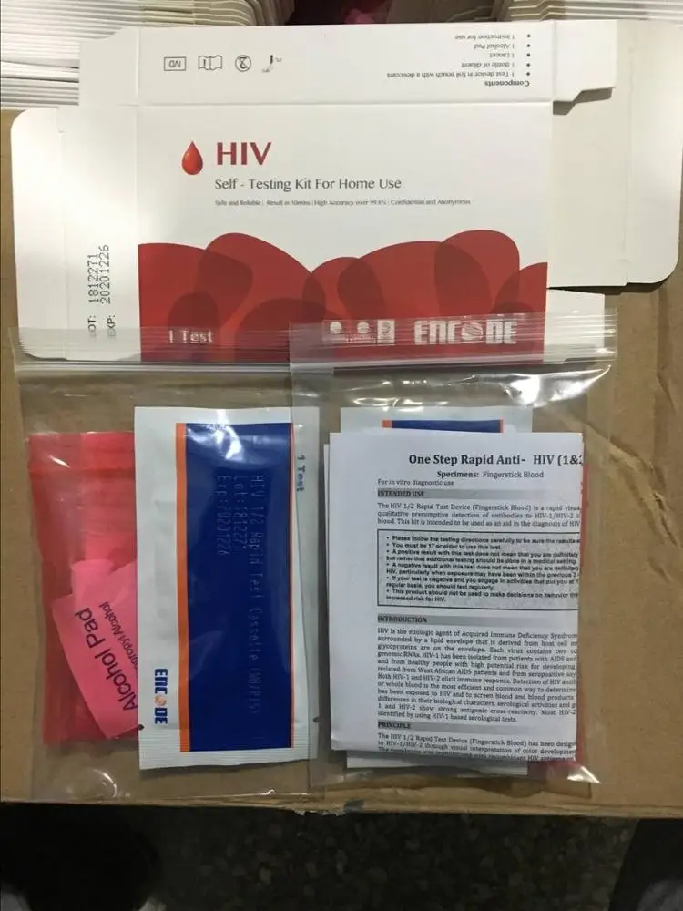 One Step Blood Self Rapid Kit Hiv Home Test - Buy Hiv Home Test,hiv 