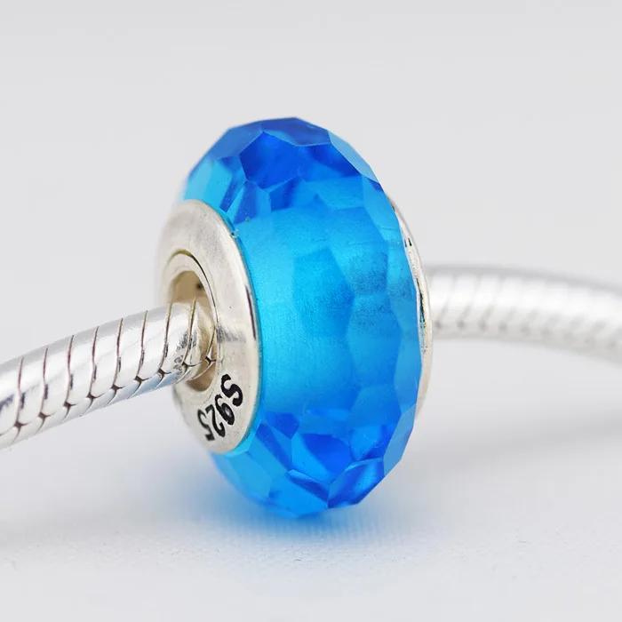 pandora blue beads