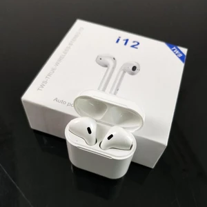 i12 TWS Wireless Bluetooth 5.0 Ear Earbuds Charger Box