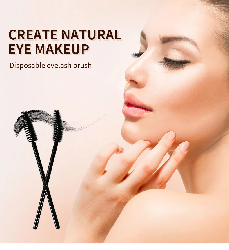 Hot Sell Beauty Eyelashes Extension Brush Microfiber Disposable Eyelash