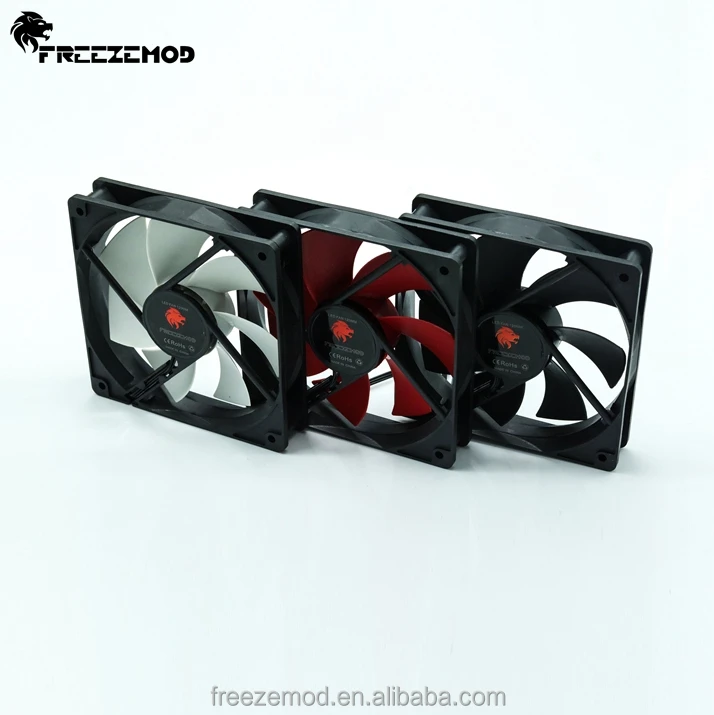 

FREEZEMOD 120mm fan for computer DC 12v 4P+3pin 50CFM Cooler PC Case fan. FAN-WD12