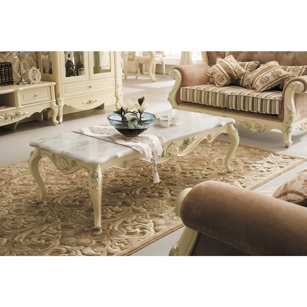 Groothandel paleis arabische wit lak salontafel houten tafels ...