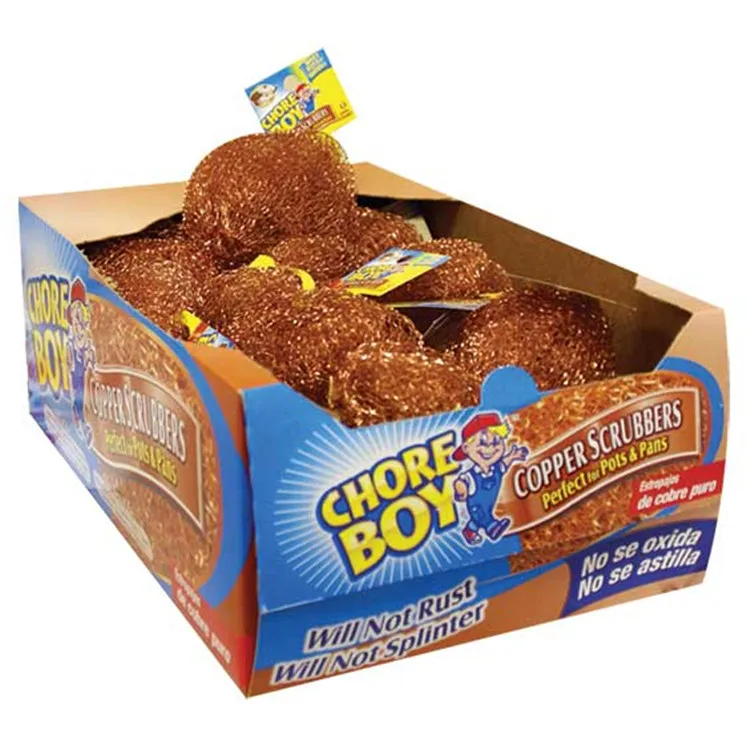 

Chore Boy Copper Scrubber 36 Pieces, Rusty red