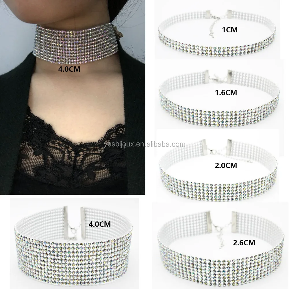 

rhinestone choker collar necklace choker jewelry yiwu
