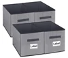 Closet Bedroom Toys Set of 4 Cloth Organizer Container Drawers Foldable Storage Cube Basket Bin Storage Cubes