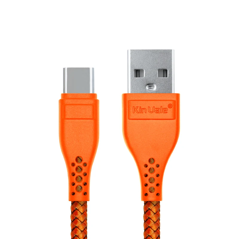 

Pure Copper Durable Mobile Data Cable for Android Original Fast Charging Cable for Type-c Computer, White/black/blue/orange