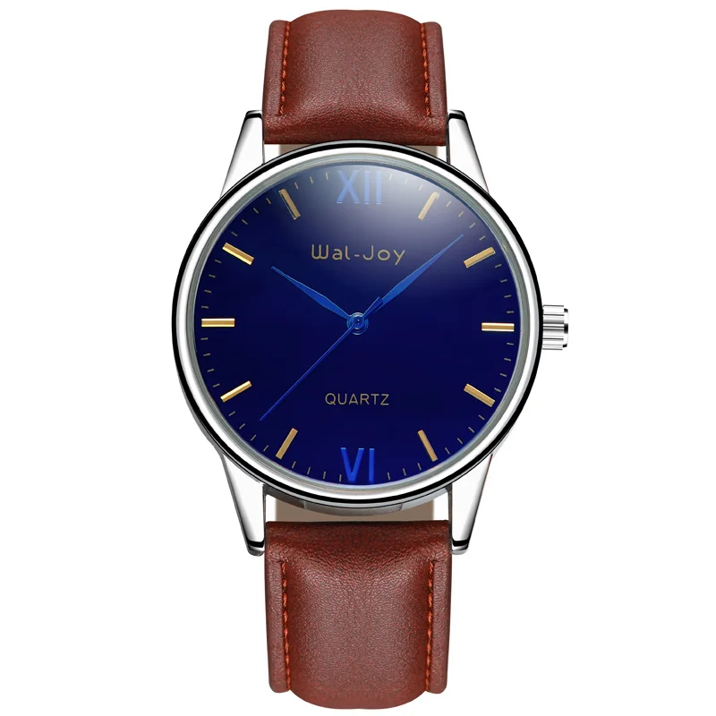 

WJ-8110 Fashion Good Leather Wristwatch Waterproof Simple Popular Male watch Can Accept Small MOQ OEM Watch, Mix