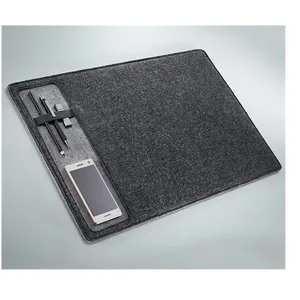 Extended Desk Mat Leather Felt Gaming Mouse Pad