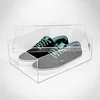 ODM-OEM factory direct transparent acrylic sneaker display case clear perspex shoe show box wholesale