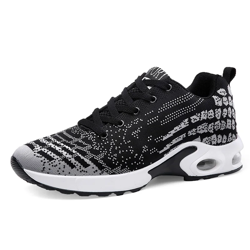 

Fashion knitting fabric men comfort sneakers casual shoes man