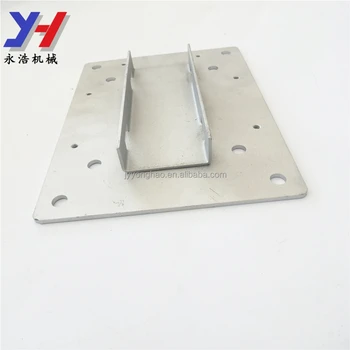 Custom Punched Dacromet Street Pole Sign Metal Hardware For