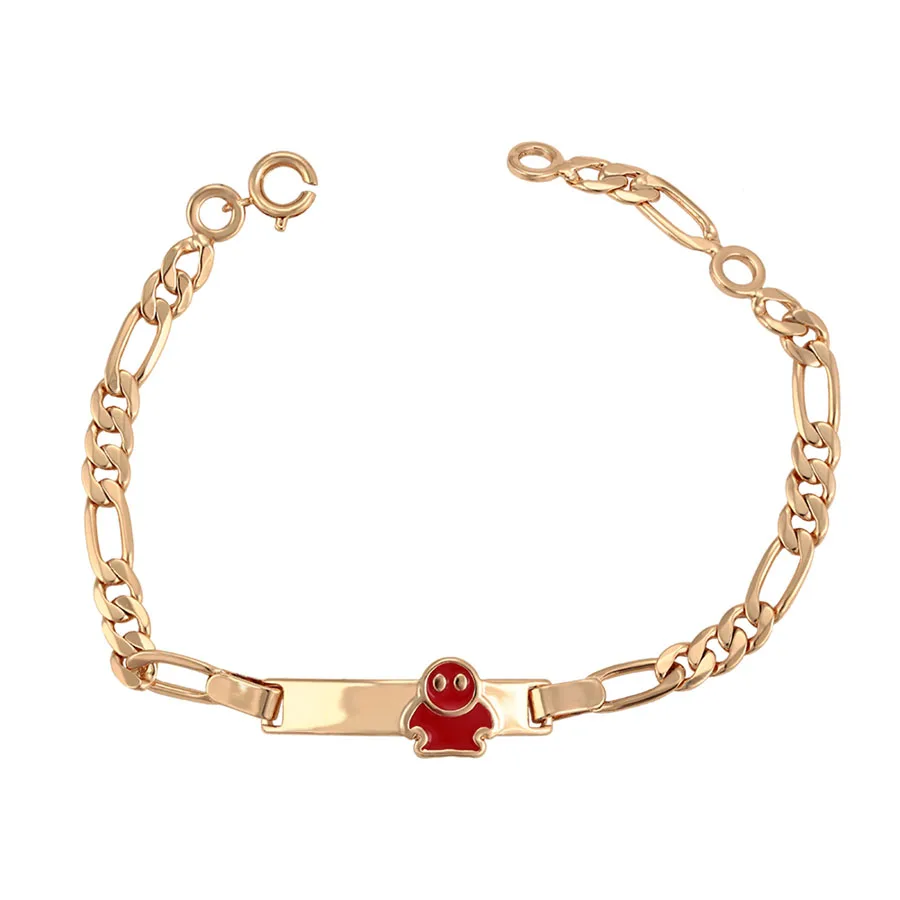 

bracelet 004 xuping glaze multi cute little cartoon person shape children chain bracelet