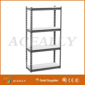 Metal Steel Rack Garage Home Storage 4 Shelves Shelf Shelving