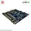 high performance router motherboard with four Intel WG82574L port and 2*10 Gigabit Ethernet Ports