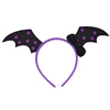 Halloween Headband Lovely Purple Bat Hairband Headdress Headwear Hair Hoop