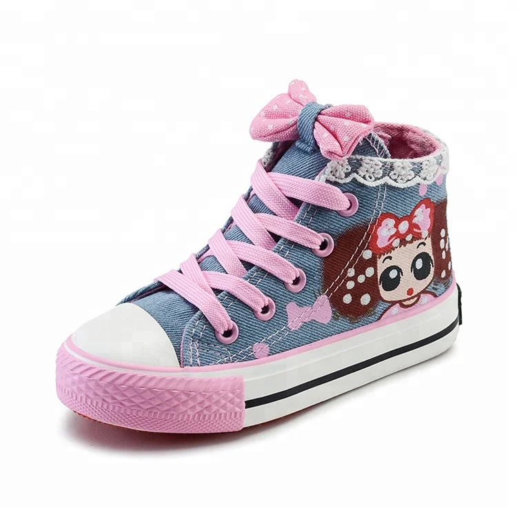 

CV7010 girls wholesale vulcanized canvas shoes factory, Blue, navy