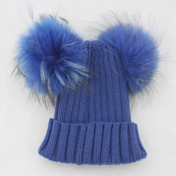 blue wool hat