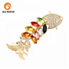 Fashion glass crystal sandal shoe buckle chain for women