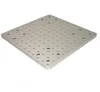 5 axis cnc machining stainless steel custom Rectangular Aluminum Platform logo plate by your drawing