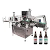 Bottle label sticking label machine for one and two sides bottle labeling