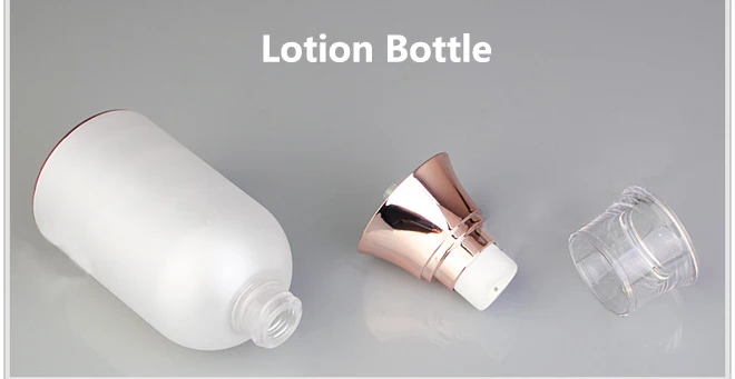100ml 3oz white empty cosmetic plastic PETG serum bottle with spray or pump for Emulsion cream packaging