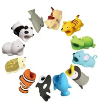 

Universal Cute Carton Cable Accessories Animal USB Cable Protector Bite with Best ATBC-PVC Material