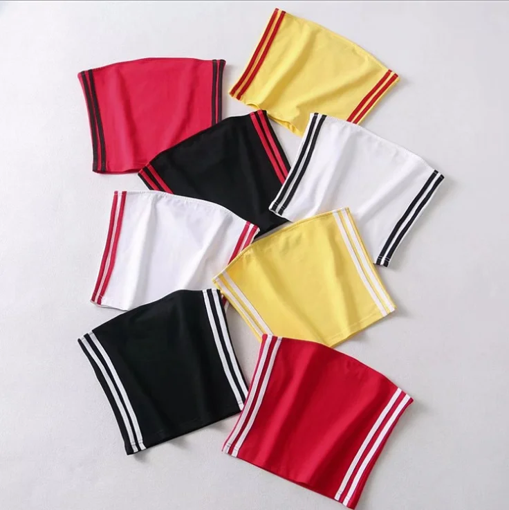 

X85576B ladies sexy crop top women tube tank top, As picture