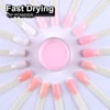 Pink and White Fast Drying Nail Dip Powder Starter Kit 8oz/15oz set