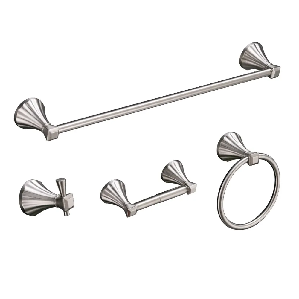 Fapully Stainless Steel Bathroom Accessories Hardware Wall Mounted Towel Bar