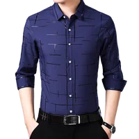 

Wholesale long sleeve formal style custom fit easy-care man's long shirt
