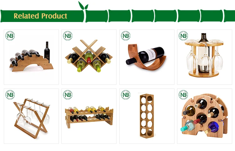 bamboo wine rack