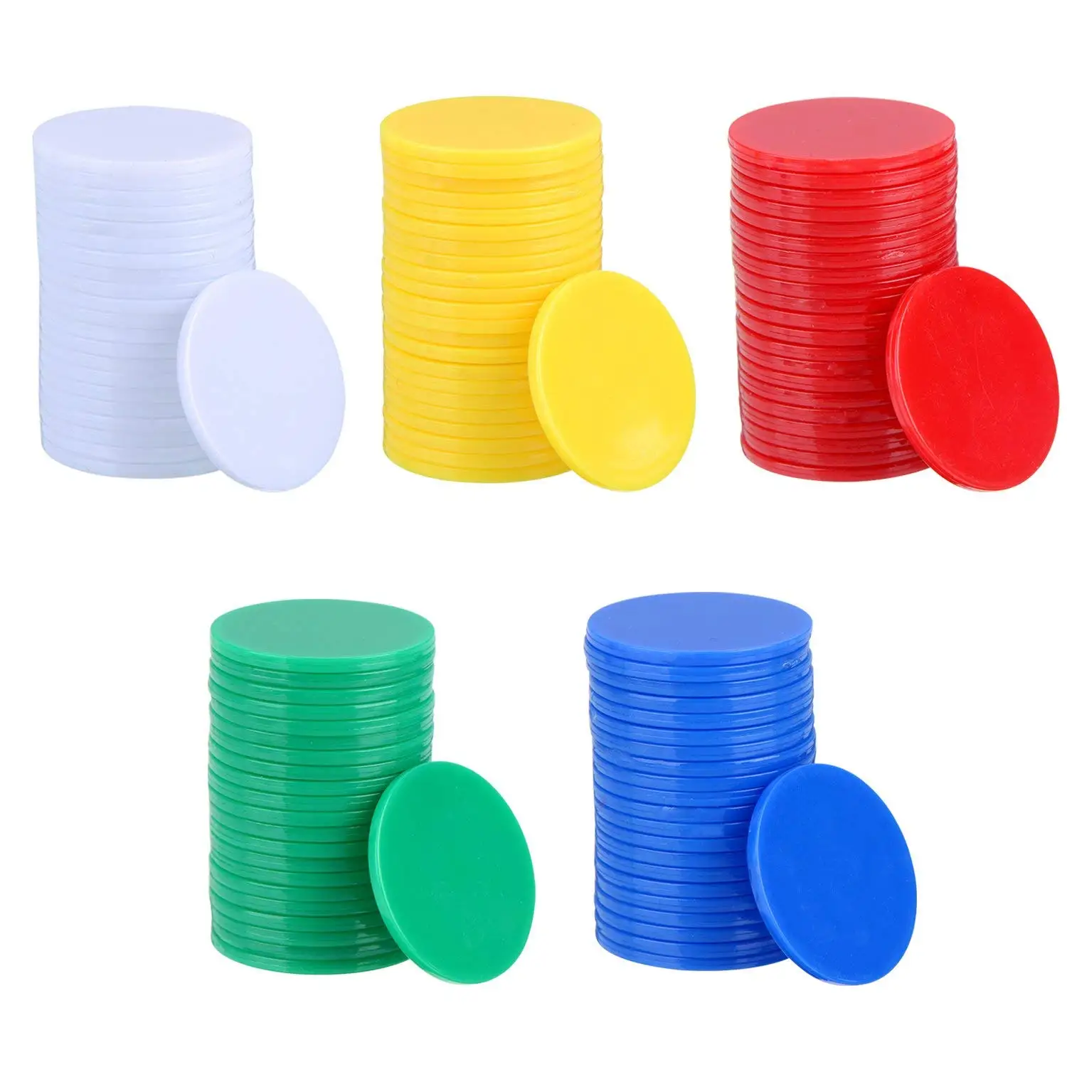 Colored Plastic Counters /counting Chips Bingo Markers - Buy Counting ...