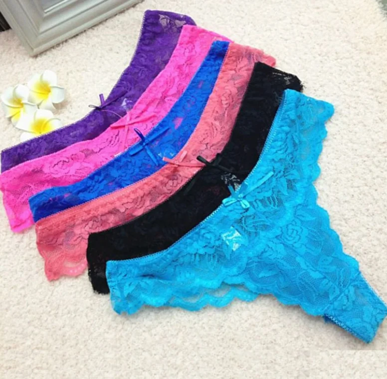 Transparent Sexy Lace Women Underwear Thongs Briefs V-string Lady Panties Lingerie Panties Seamless Calcinha Ropa Mujer Fan