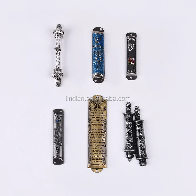 Wholesale Metal Mezuzah Israel Souvenir Hebrew Mezuza Holy Land Gift Buy Jewish Mezuzah