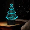 FS-3945 christmas trees 3d led light OEM shape 3d decoration 3d light decor