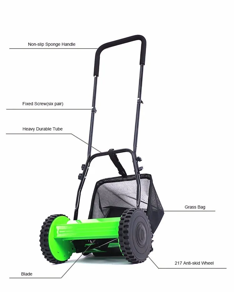 Europe Classic Manual Lawn Mower Hand Push Garden Lawnmower Tools - Buy ...