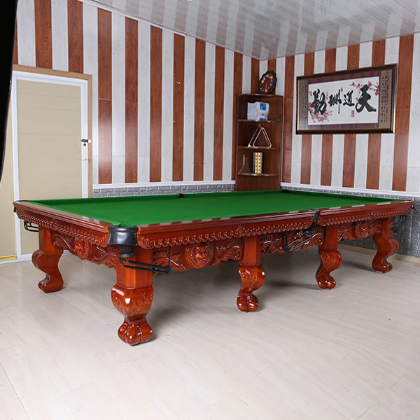 Chaoli Special Design Wholesale High Quality Natural Solid Wood Snooker Table With Black Slate